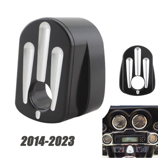 Black Cut ignition switch cover for Harley Touring Street Road Glide 2014-2023 n