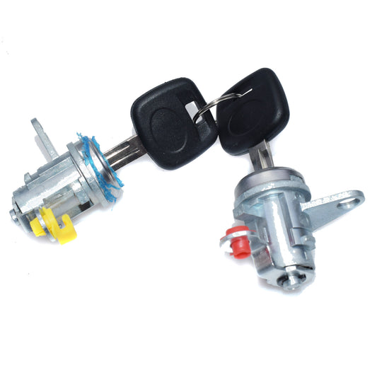 Door lock cylinder tumbler with key pair L&R for RAV4 1996-2000 69051-42050- v