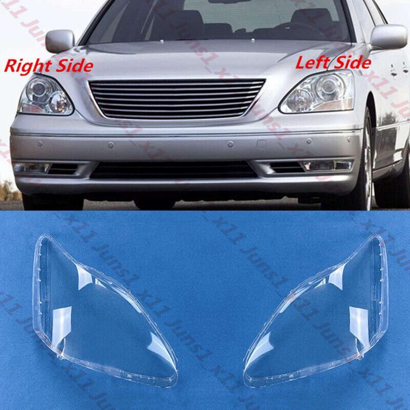 A pair of for Lexus LS430 2004-2006 headlight clear lens housings + sealant.