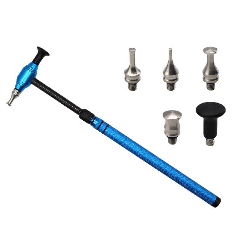 Blue unpainted car body dent repair and removal hammer tool Q