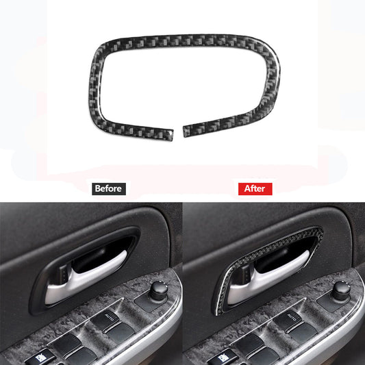 Carbon Fiber Driver Door Handle Cover Trim for Suzuki Grand Vitara 2006-2013