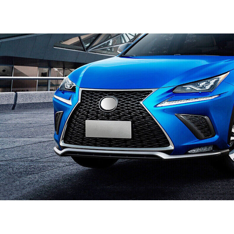 for Lexus NX200t 300h 18-2021 Black Front Bumper Fog Lamp Grille Mesh Cover Trim