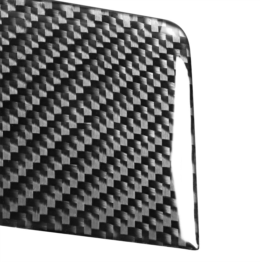 Carbon Fiber Interior Digital Climate Console Cover Trim For 2012-2015 for Fiat 500 v