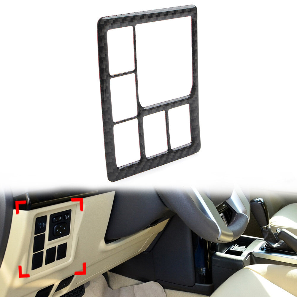 LHD Car Headlight Frame Cover Trim Fit for Toyota for Land Cruiser Prado 2010-2018 Auto
