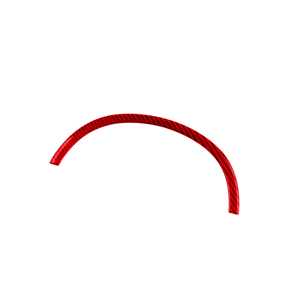 Red Carbon Fiber Speedometer Trim for BMW X3 2004-2010
