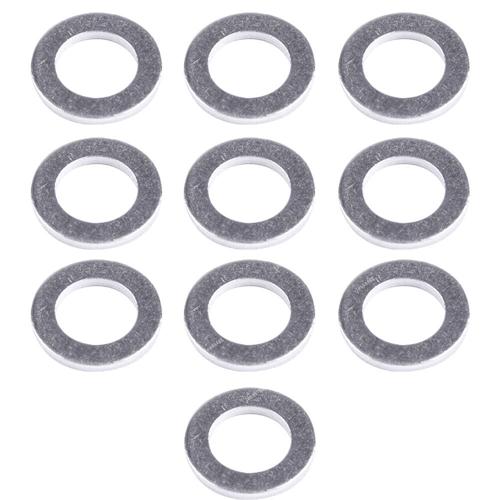 10 Engine Oil Crush Washers Drain Plug O Rings Gaskets Seal 11.9mm ID. 19.7mm OD Q