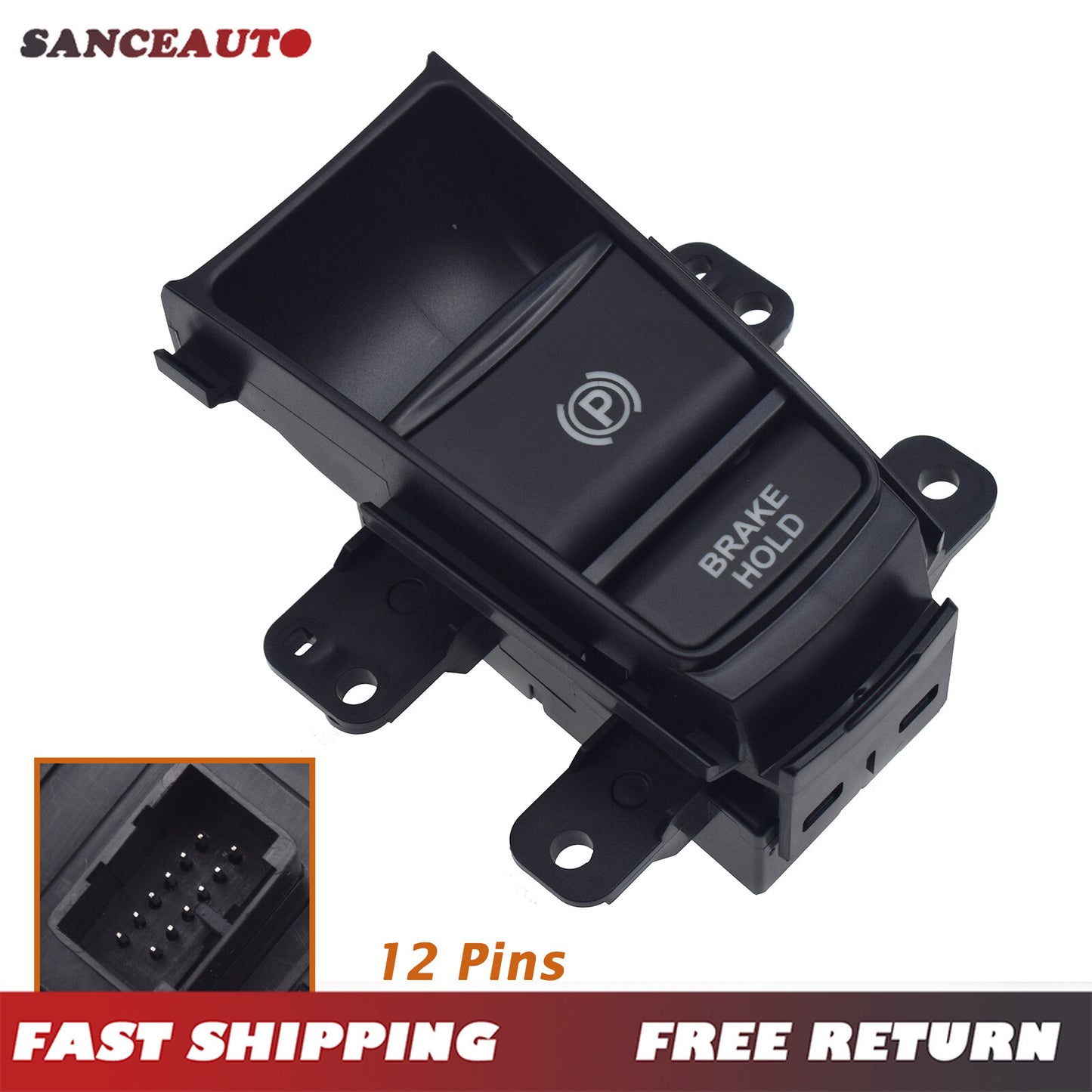 12-pin electric parking brake switch for HRV, XRV, and VEZEL vehicles 35355-T7A-J01- n
