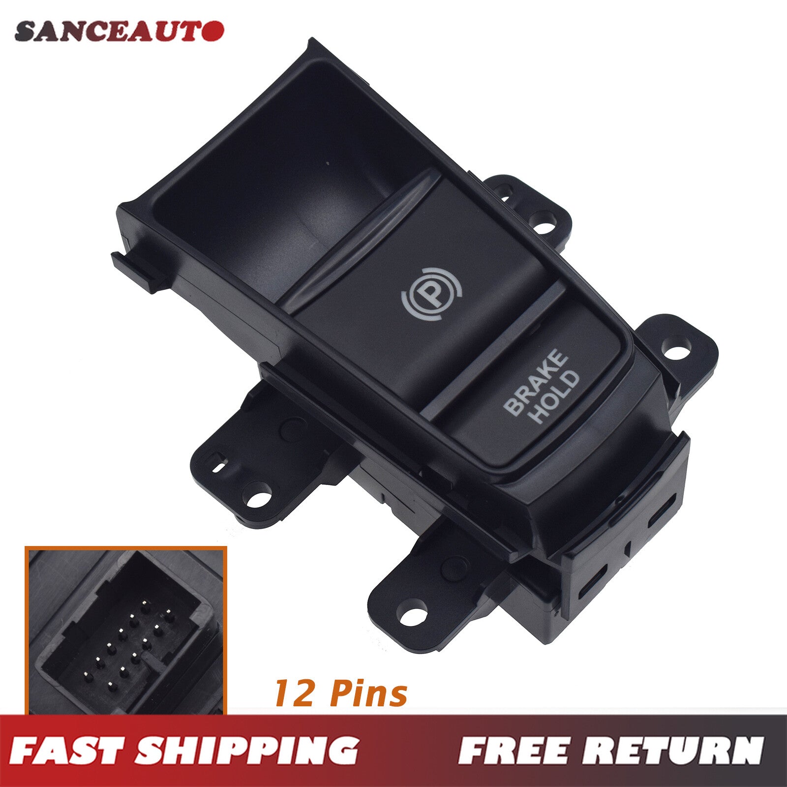 12-pin electric parking brake switch for HRV, XRV, and VEZEL vehicles 35355-T7A-J01- n
