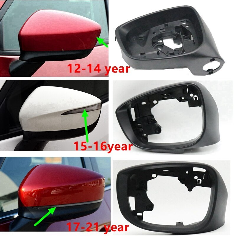 Car Wing Side Rear View Mirror Frame Replacement for Mazda CX-5 CX5 2012-2021 Q