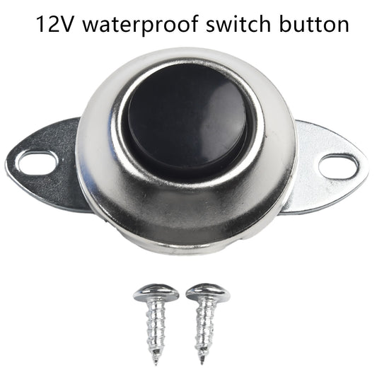 Switch button boat engine push switch rail waterproof 12V 50 MOhm Max