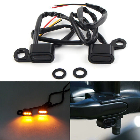 Front Turn Signal Light for Mini Light for Harley Dyna models 1999-2017 Sportsters Q