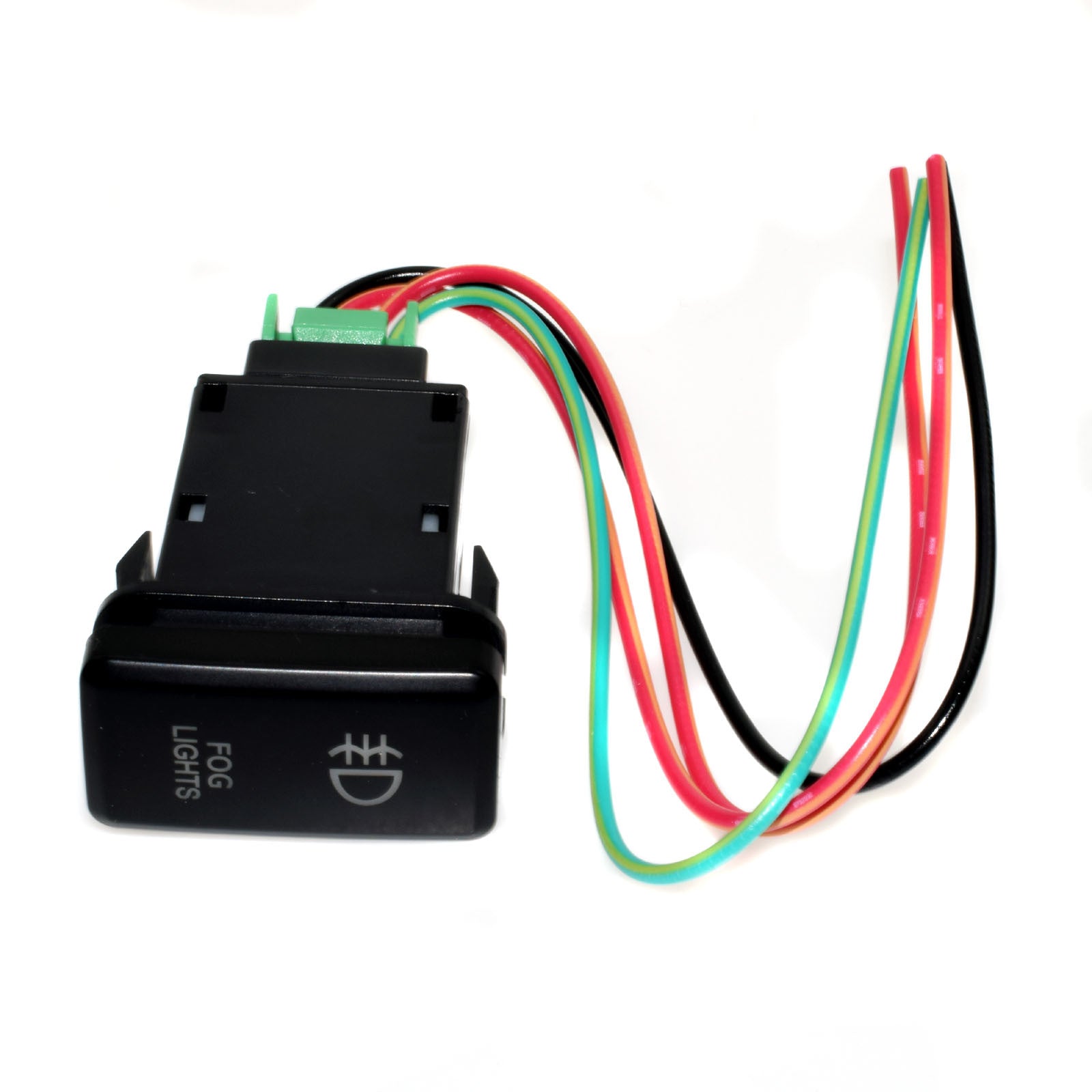 Push-to-switch red LED fog lights suitable for FJ Cruiser, Fortuner, and Hilux (2007-2014). n