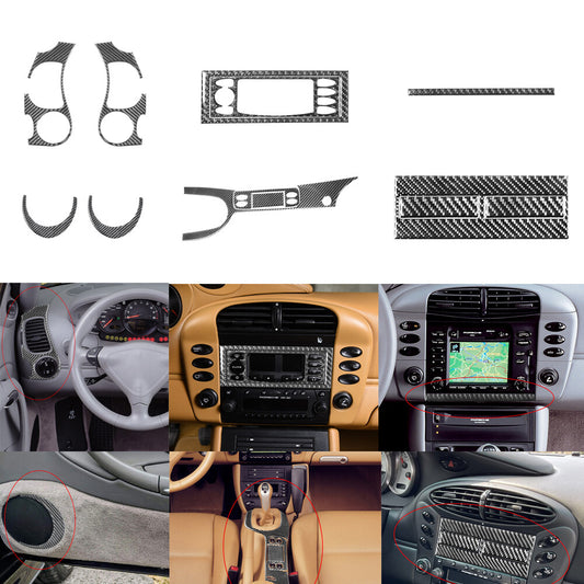 Carbon Fiber Rear Vent Outlet Frame Cover Trim For X5 E70 X6 E71 2008-2013 A v
