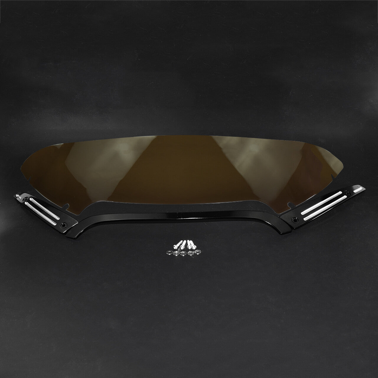 5'' Smoke Windshied Windscreen + Side Trim Fit for Harley Road Glide FLTRX 15-17