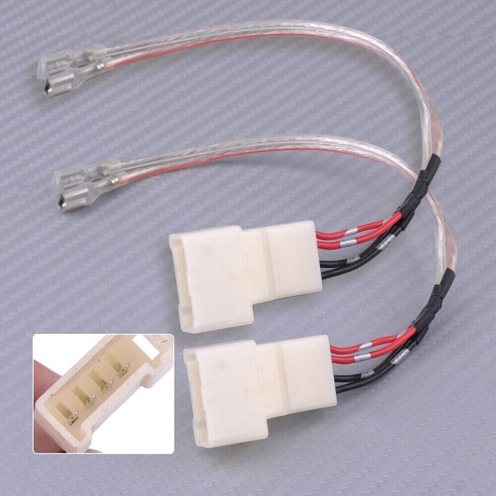 Pair Door Tweeter Wire Harness Cable Adapter Fit for Camry for Sienna 4Runner n