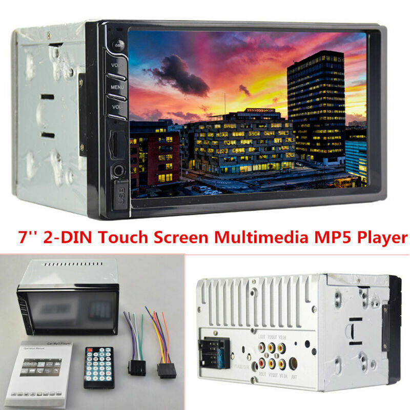 7-inch 2DIN Bluetooth digital touchscreen hands- car audio/video AUX MP5 player n