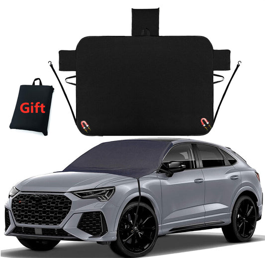 Magnetic windshield snow cover for Audi cars, dust protection, frost protection, ice protection, and sunshade. n