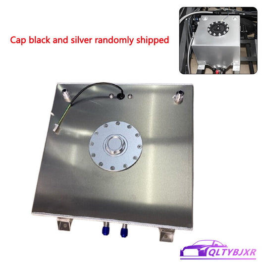 5-Gallon Polish Aluminum Racing Drift Street Fuel Cell Gas Tank Level Sender