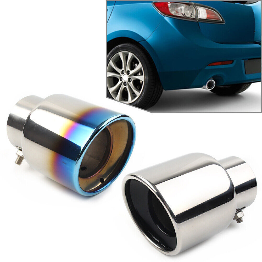 Car Stainless Steel Rear Exhaust Pipe Tail Muffler Tip for Mazda 3 2010-2013 Q