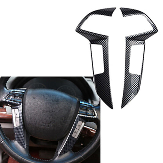 ABS Carbon Fiber Steering Wheel Cover Trim for Honda Accord 2008-2012 2011 2010