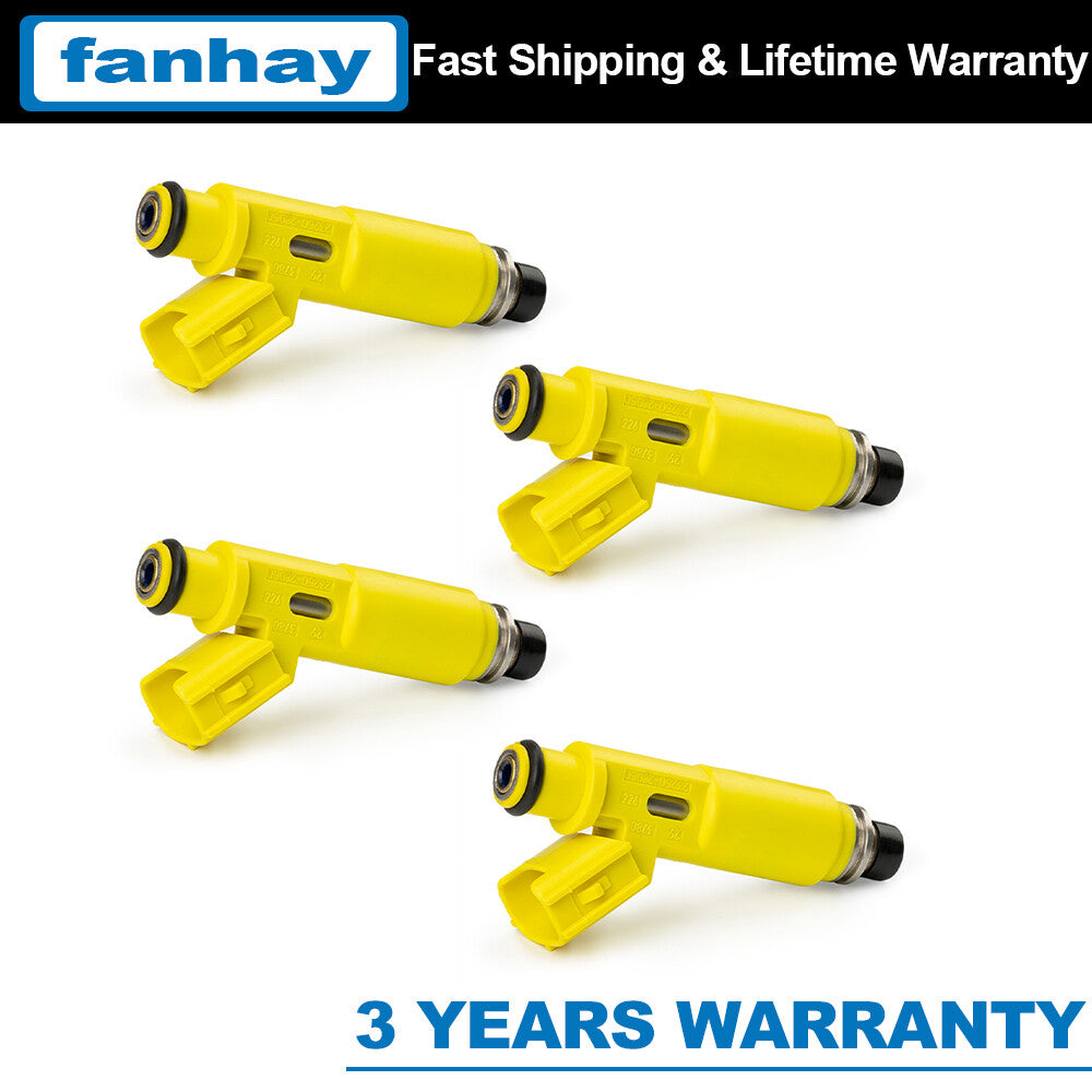 New Set of 4 Fuel Injectors 23250-28050 Fits for Toyota RAV4 2.0L L4 2001-03