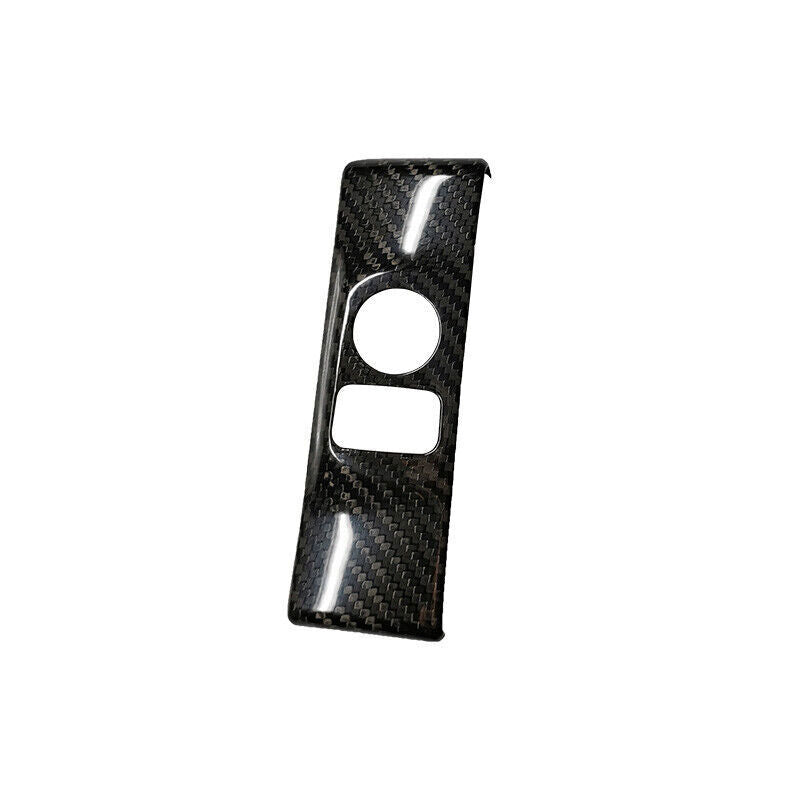 Carbon Fiber Car Side Mirror Control Panel Stick Cover Trim For R35 GTR B n