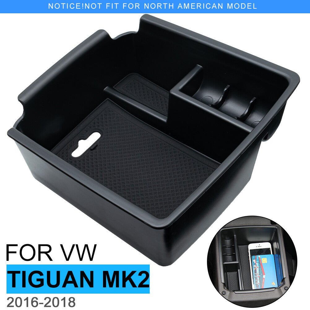 Center Console Organizer Tray for VW for Tiguan MK2 Allspace 2017 2018 Accessories Q