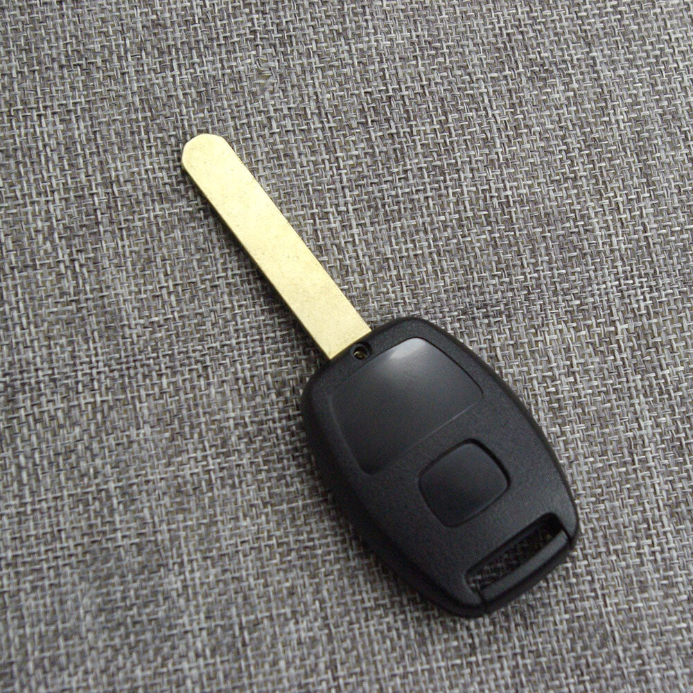 for Honda for Accord for Civic CRV Pilot 2 BTNs Remote Blank Key Shell Fob Case w/ Blade Q