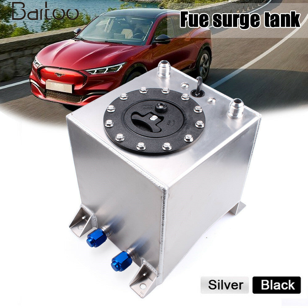 10L Aluminium Fuel Surge Tank With Cap Fuel Cell With Sensor Foam Inside Q