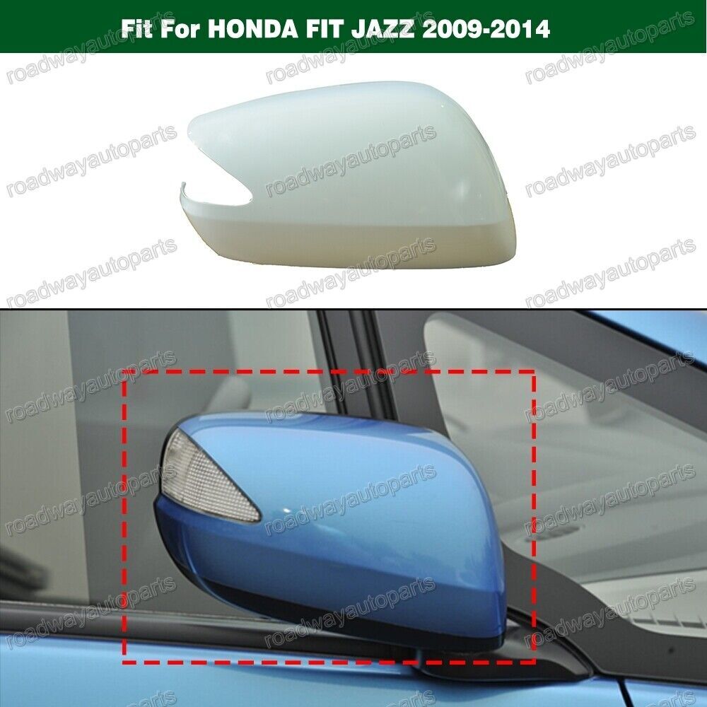 Outside Right Side Wing Door Mirror Cover Cap Fit for HONDA FIT JAZZ 2009-2014 Q