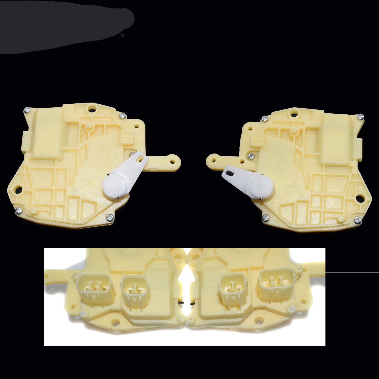 Brand new pair of front left and right FL power door lock latch actuators for Honda - n