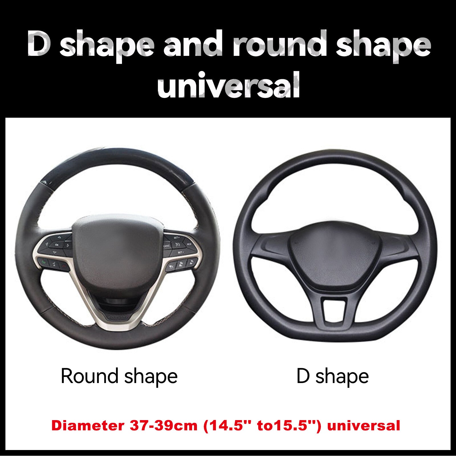 Bling Crystal Steering Wheel Cover Rhinestone Diamond Sparkling Car Accessories