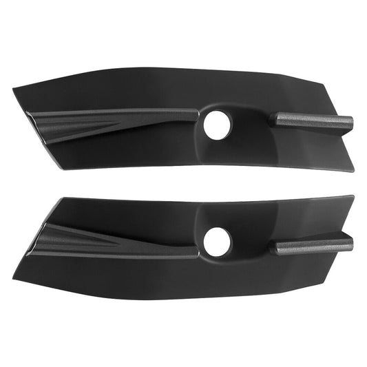 2pcs Front LH+RH Bumper Radiator Radar Hole Cover For 16-18 for Lexus ES350 ES300 Q
