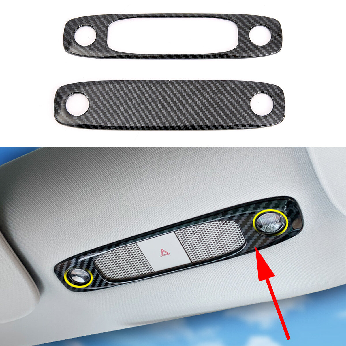Roof Reading Light Cover Interior Accessories for Model 3 2018-2022 n