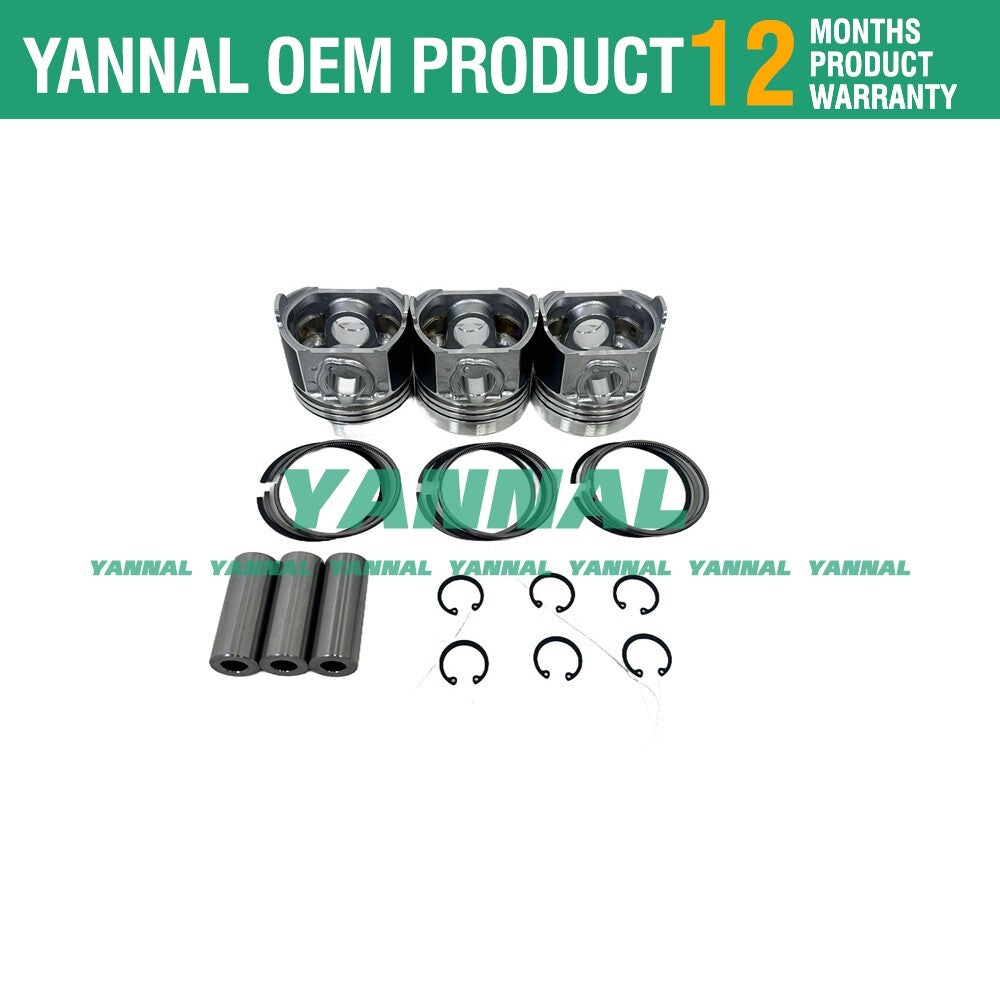 New piston + ring kit STD 83 mm for D1503-