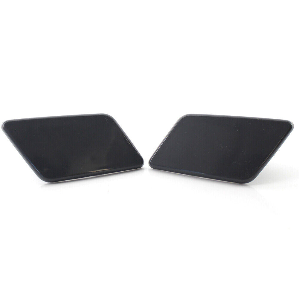 Pair Front Bumper Headlight Washer Spray Nozzle Cover Cap 09-12 for BMW X1 E84