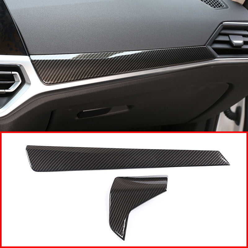 Carbon fiber frame decoration fiber optic navigation CD panel decoration suitable for Corvette C7 14-19- v