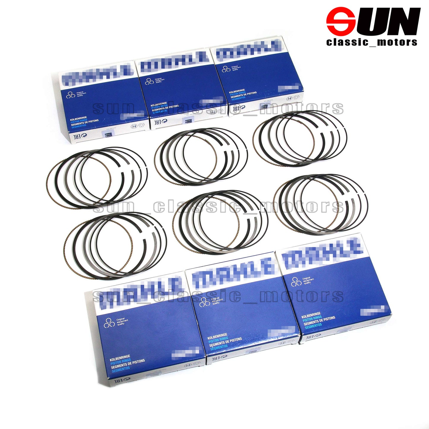6x Engine Piston Rings Set 84mm for Land Rover Discovery 306DT AJV6D 3.0 Diesel