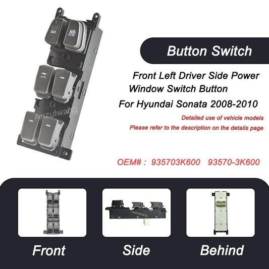 for Hyundai Sonata 2008-2010 Front Left Power Window Switch 935703K600