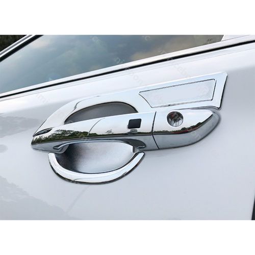 for Hyundai Kona 2018-2022 ABS Chrome Outer Side Door Bowl Molding Cover Trims