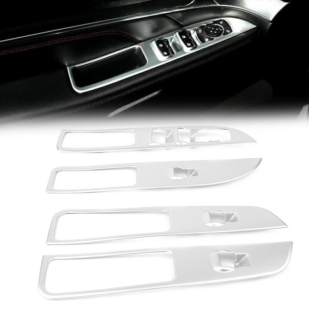 4x Inner Window Switch Panel Cover Tirm Fit  for ford  Explorer 2016-2018 Q