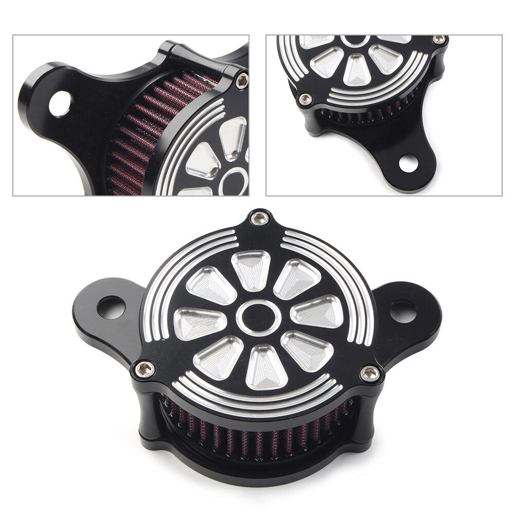 1Set Air Cleaner Red Intake Filter for Harley Electra Road Glide Softail FLSTNSE Q