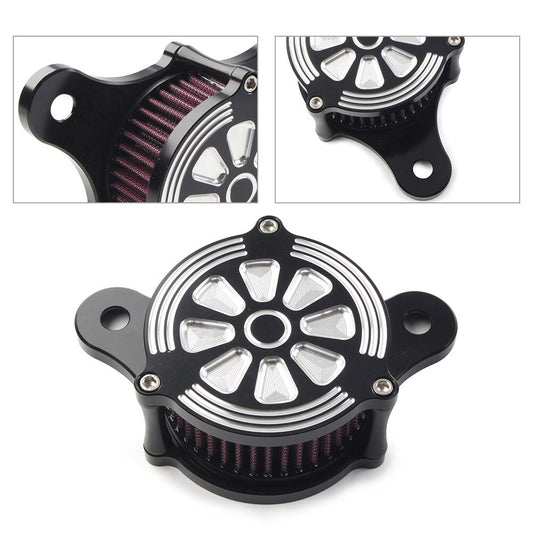 1Set Air Cleaner Red Intake Filter for Harley Electra Road Glide Softail FLSTNSE Q