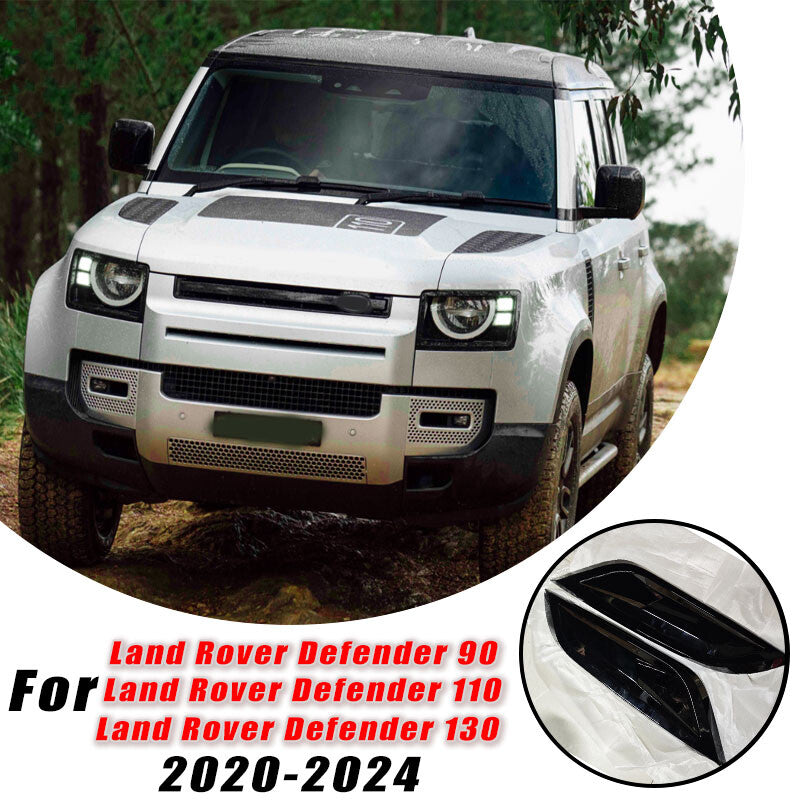 American-made Bonnet engine vent cover, gloss black, suitable for Land Rover for Defender 110 90 130 2020+ Q