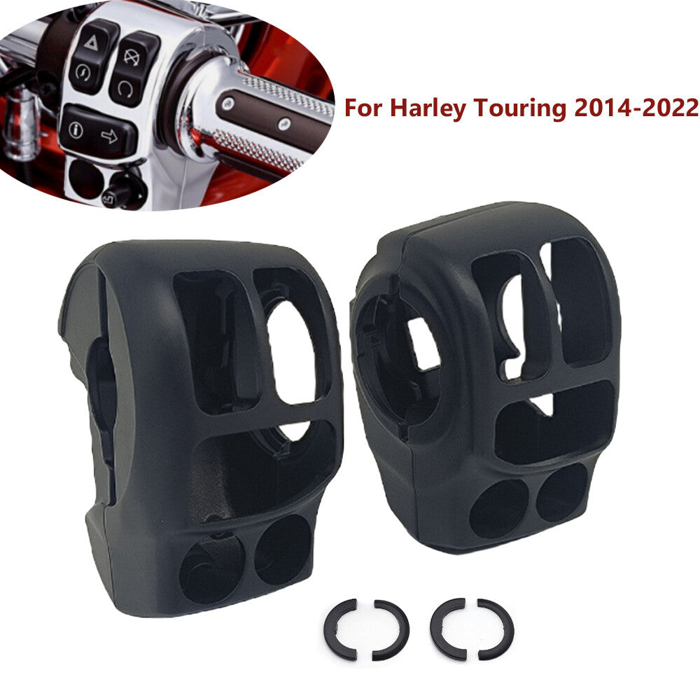 Black handheld control switch housing protective kit for Harley Touring Trike 2014 - 2022 - n