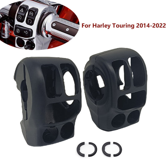 Black handheld control switch housing protective kit for Harley Touring Trike 2014 - 2022 - n