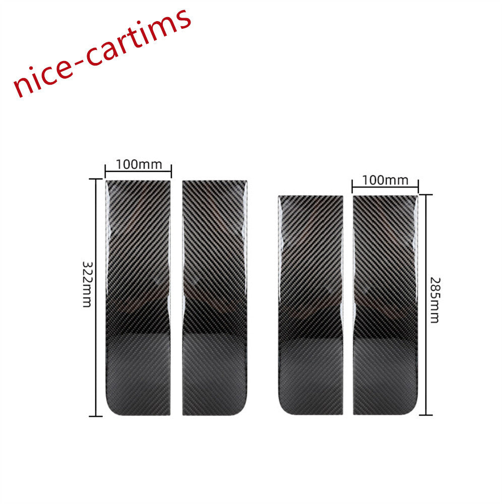 4¡ÁCarbon Fiber Interior Side Door Panel Decorative Cover for Ford F150 2009-14 B