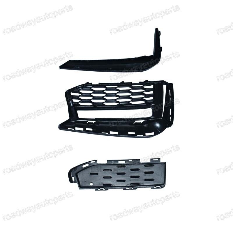 3Pcs Left Fog Light Trim Cover Bezel Fit for BMW 5 Series G38 M Sport 2018-2020