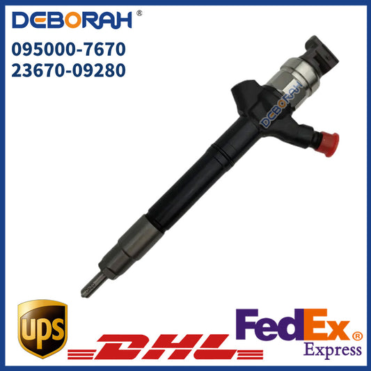 Diesel Fuel Injector 095000-7670 23670-09280 for Toyota 2.0L 1AD-FTV 2.0D-4D