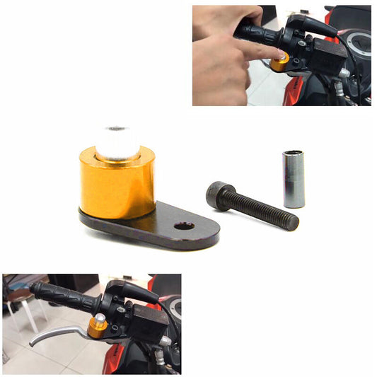 Durable Motorcycle Handle bar Front Brake Fixing Lever Horn Switch Press Button v